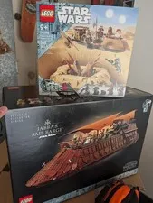 LEGO Star Wars: Jabba's Sail Barge (75397) And Desert Skiff (75396)