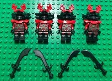 Lego Ninjago Stone Army Warrior X4 Red Face Minifigure njo0075 70503 70501