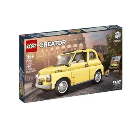 LEGO 10271 Fiat 500 Italian Classic Car Collectible Building Model
