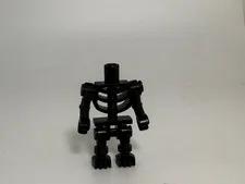 Lego- Black Skeleton w/short legs