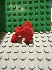 Lego Horse Head Armor Red Dragon Knight Castle - Headgear Minifigure Animal