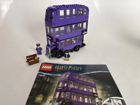 LEGO Harry Potter 75957 The Knight Bus 2019 99% Complete Miss Ernie