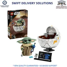 LEGO Star Wars Grogu with Hover Pram 75403 Mandalorian Toy Set New 1048 Pcs
