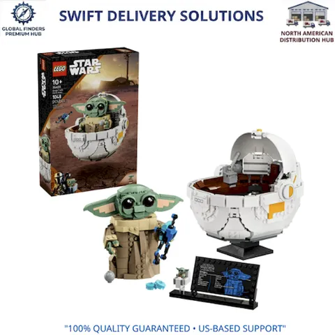 LEGO Star Wars Grogu with Hover Pram 75403 Mandalorian Toy Set New 1048 Pcs