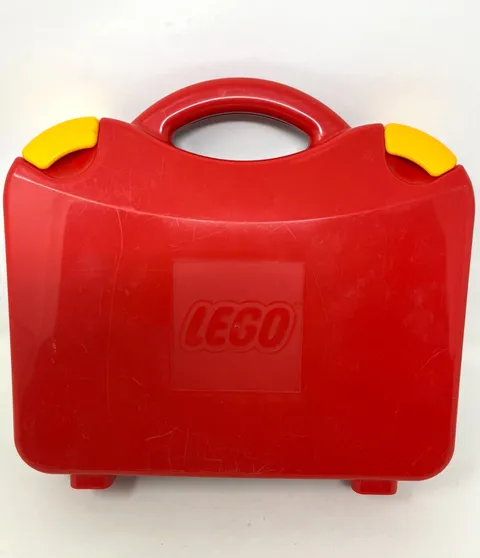 Lego Red Plastic Storage Carrying Case Travel Container