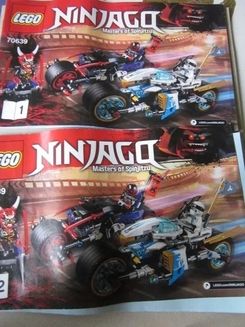 Lego Building Instructions Instruction Ninjago 70639 Masters of Spinjitzu
