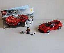 LEGO 76895 Ferrari F8 Tributo w/Manual - Speed Champions - Please Read