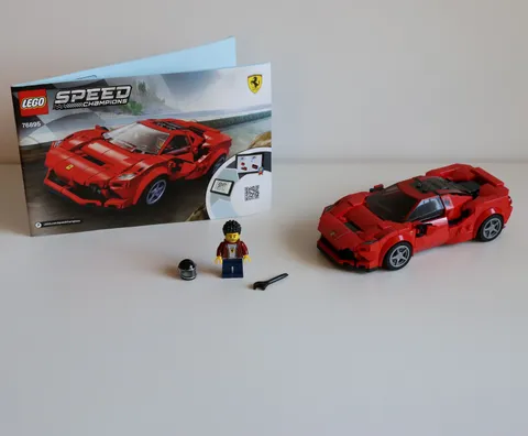 LEGO 76895 Ferrari F8 Tributo w/Manual - Speed Champions - Please Read