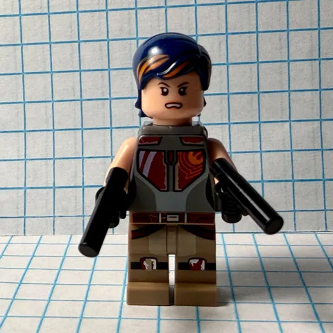 LEGO SABINE WREN MINIFIG💥 Star Wars Rebels Ahsoka Mandalorian Minifigure SW0616