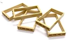 Lego Door Frames - Tan Frames - (No Doors) 60596 - 5 Pcs.