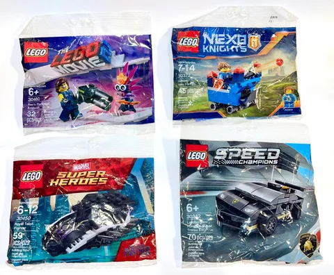 LEGO Polybag Lot 30450 30460 30372 30342 Super Heroes Speed Champions Knights