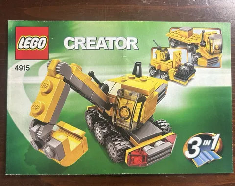 Lego Creator 3 in 1 Mini Construction Instruction Manual Only For Set 4951