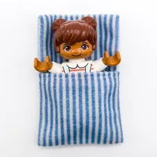 LEGO DUPLO bedding sleeping bag duvet pillow blue white sleepbag10thin