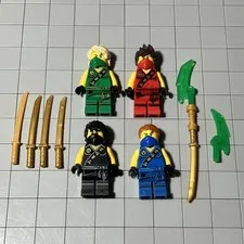 Lego Ninjago Minifigure lot of 4 Tournament of Elements H4 74