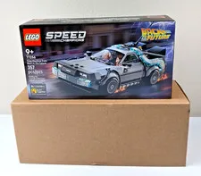 LEGO Speed Champions Back To The Future Time Machine 77256 NEW Sealed