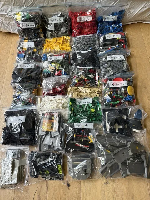 LARGE 25 LBS LEGOS LEGO MIXED LOT of BRICKS PARTS PIECES RACING SEE MORE