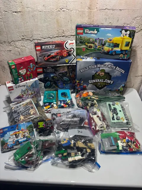 Bulk LEGO Lot Star Wars Marvel Disney Friends Speed Champions Minecraft Off Bran