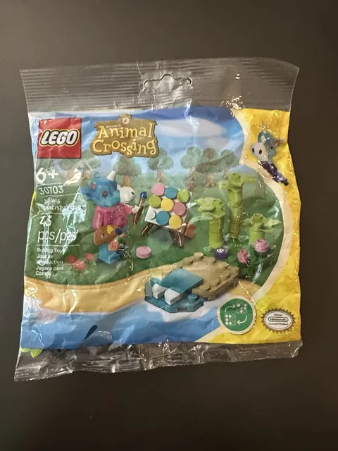 Lego Animal Crossing Julians Beach Painting Polybag 30703