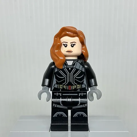 LEGO Marvel sh0629 Black Widow Black Jumpsuit Printed Legs Minifigure 76162