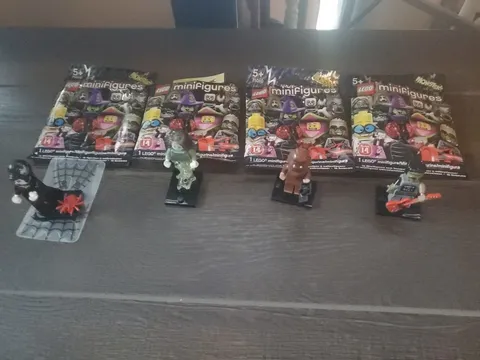 Lego Minifigures Series 14 Monsters Lot of 4 With Original Bags. 
