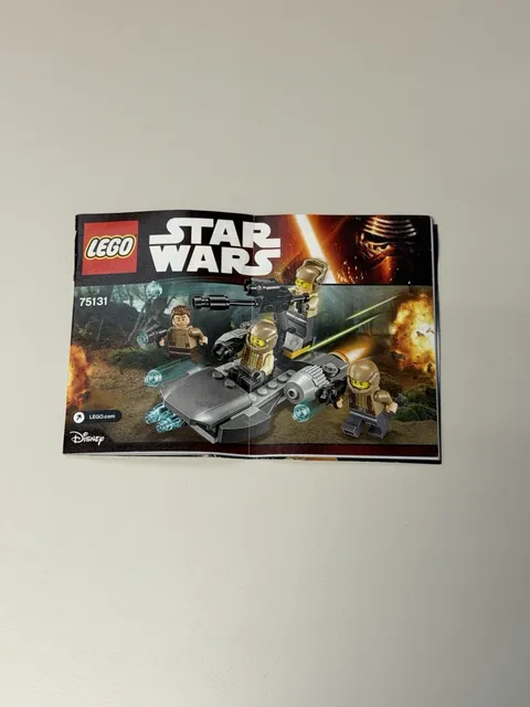 Lego Star Wars 75131 Resistance Trooper Battle Pack Instruction Manual Only