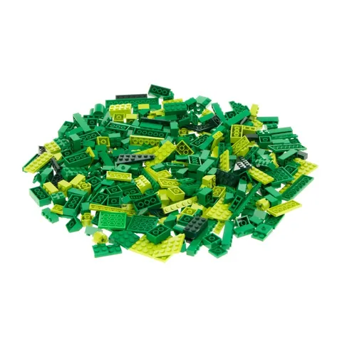 0.5 Kg Lego Classic Bulk Green Building Blocks Special Parts Mixed E.g.: Plate