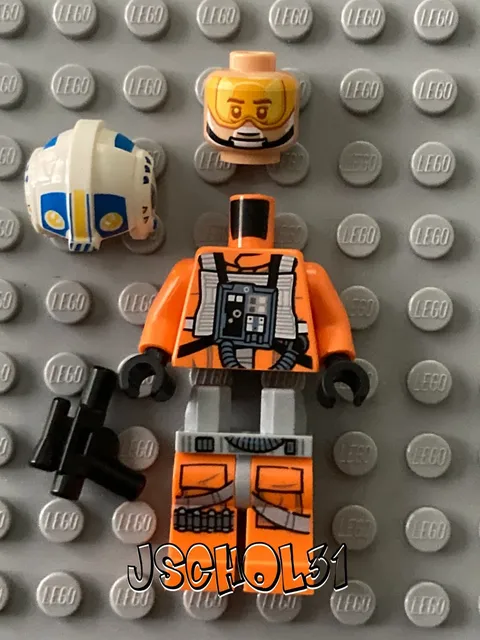 LEGO Star Wars Carson Teva Minifigure (sw1518) from New Republic X-Wing 75460