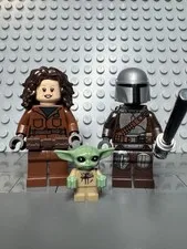 LEGO Star Wars The Mandalorian, Peli Motto & Grogu minifigures ( 75325 )Lot of 3