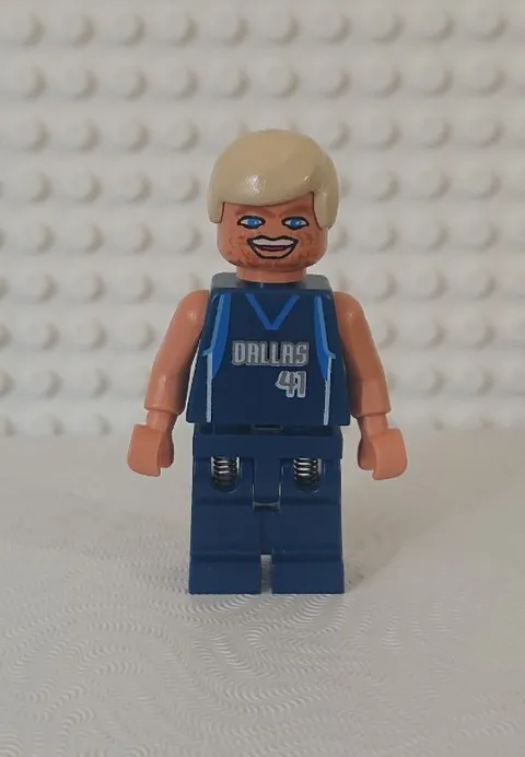 LEGO NBA Basketball - Dirk Nowitzki Minifigure (nba008) - Blue Uniform
