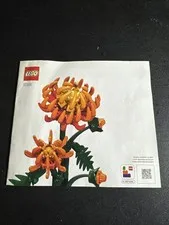 Lego Botanicals Chrysanthemum 10368 Instructional Manual Only