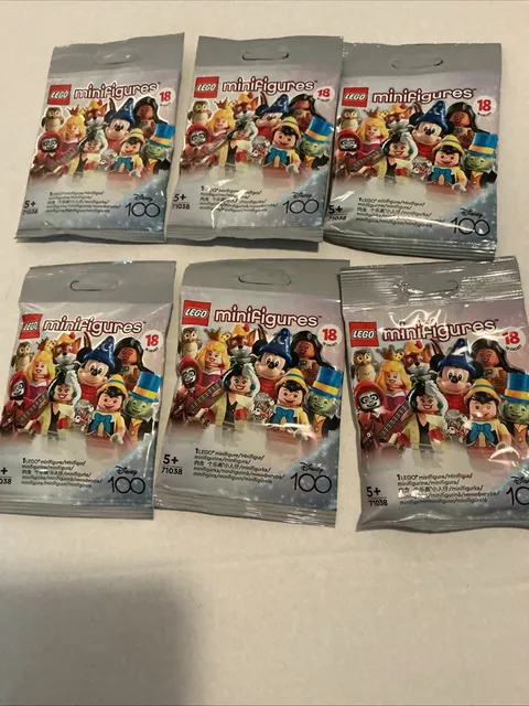 LEGO DISNEY Minifigures 100th Anniversary 71038 - Set of 6 Sealed