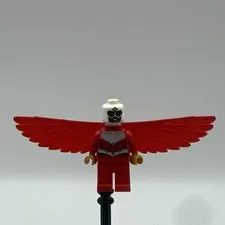 Lego Marvel Heroes Red Wing Falcon Minifigure (missing Hair)