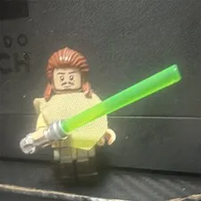 LEGO Star Wars Qui-gon-jin Jedi minifigure poncho