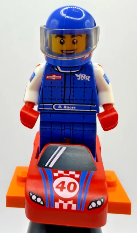 LEGO 71021 CMF Series 18 Race Car Guy Minifigure col18-13 Complete New Speed