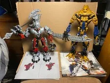 Lego Bionicle - 2006 Titan Bulk: Axonn & Brutaka COMPLETE WITH INSTRUCTIONS