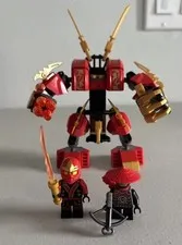LEGO NINJAGO (70501) Kais Fire Mech 100% Complete W Minifigures