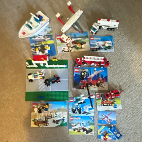 Lego Classic Town Lot of Incomplete sets including, #4011 all W/instructions
