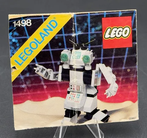 LEGO 1498 INSTRUCTIONS ONLY Spy-Bot Robot Vintage 1987 Classic Space Legoland