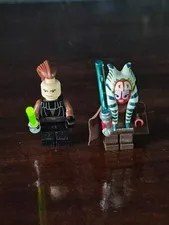 ⭐ LEGO Star Wars Ahsoka Tano & Asajj Ventress Minifigures Figures Bundle ⭐