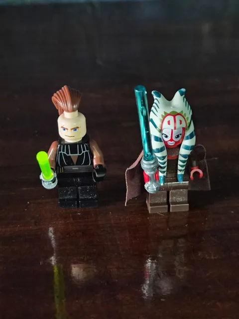 ⭐ LEGO Star Wars Ahsoka Tano & Asajj Ventress Minifigures Figures Bundle ⭐