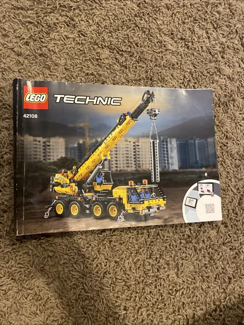 INSTRUCTION MANUAL Only Lego Technic 42108 Mobile Crane Manual 272 Pages
