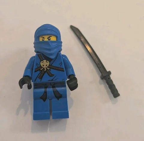 LEGO Ninjago Minifigure Jay Blue Ninja Figure Genuine Sword G2