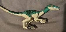 LEGO Baryonyx Dinosaur Minifigure Jurassic World 76942 Dino Dark Green Stripes