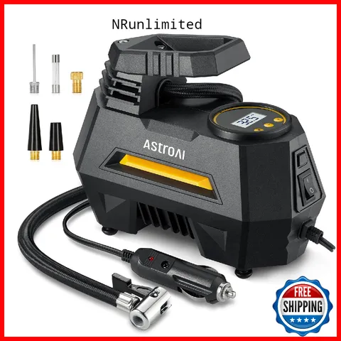 Astroai Tire Inflator Portable Air Compressor Tire Air Pump For Car - Car