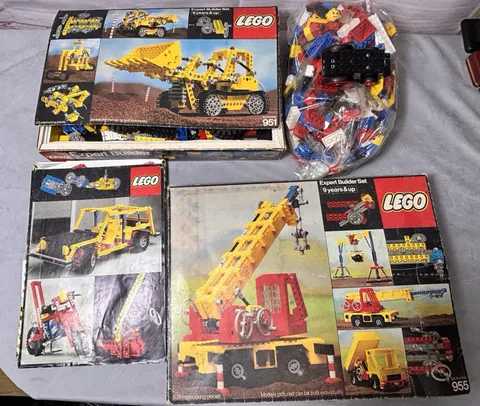 Vintage Lego Lots 8860, 951, 955 Miscellaneous Pieces Manuals Incomplete Set??