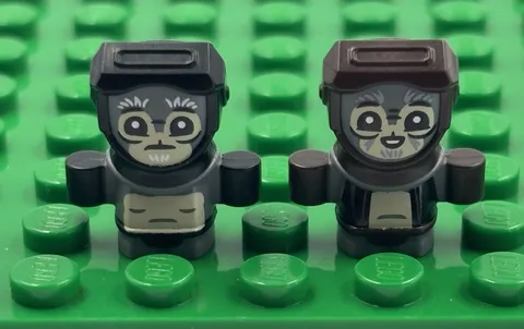 Anzellan (Black & Brown Hood) LEGO Star Wars Minifigures (Set 75445) Lot Of 2