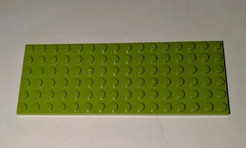 LEGO 6x16 LIME GREEN BASEPLATE 6 X 16 BASE PLATE FLAT PIECE BUILDING PART
