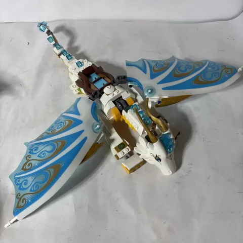 Lego Elves Queen Dragon white for replacement parts Incomplete 41179