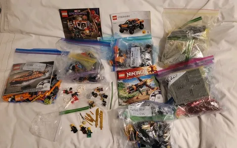 lego Spider-Man 76185, Technic 42166 & 42120, Ninjago 71736, Mjolnir 76209 Used