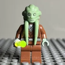 LEGO Star Wars Kit Fisto Minifigure Jedi Knight Master sw0163 - 3H